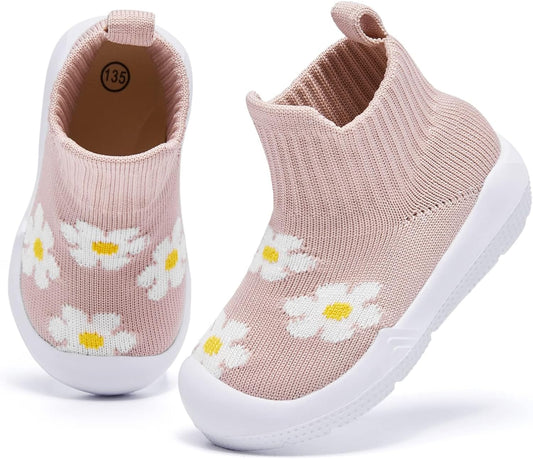Baby Sock Shoes Toddler Walking Shoes Infant Non-Slip Slippers Boys & Girls Slip on Sneakers