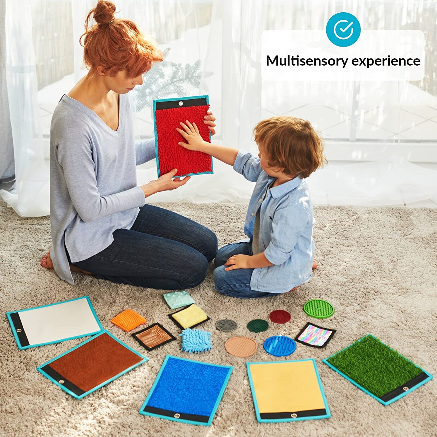 Sensory Mats for Autistic Children | Sensory Tiles for Kids | Mats, Discs & Bean Bags | Sensory Wall Panel | Multi-Sensory Exploration | Sensory Toys | Sensory Room Equipment | Tactile Play