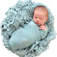 Newborn Baby Stretch Wrap Photo Props Wrap-Baby Photography Props (Blue-Grey)