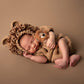 Newborn Photography Props Lion Costume Baby Photo Shoot Accessories Fits 0-2 Months(Lion Outfit)