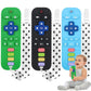 3 Pack Silicone Teething Toys for Infant Toddlers Remote Control Shape Teethers for Babies Chew Toys, Relief Soothe Babies Gums Set, BPA Free Freezable Dishwasher and Refrigerator Safe